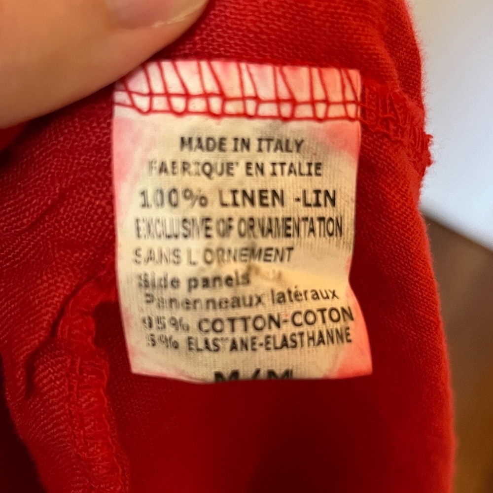 Lina Tomei Linen Shift Dress - Medium - Picture 2 of 5